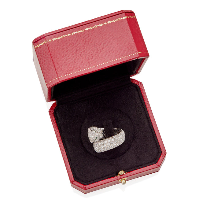Macklowe Gallery Cartier Paris Diamond "Panthère Lakarda" Ring