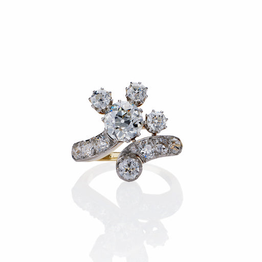 Macklowe Gallery Art Nouveau Diamond Ring
