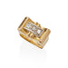 Macklowe Gallery Retro 18K Gold and Rose-cut Diamond Ring
