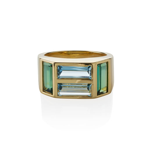Macklowe Gallery Paloma Picasso Tourmaline and Aquamarine Ring, Tiffany & Co. 