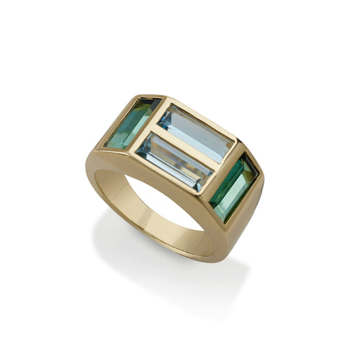Macklowe Gallery Paloma Picasso Tourmaline and Aquamarine Ring, Tiffany & Co. 