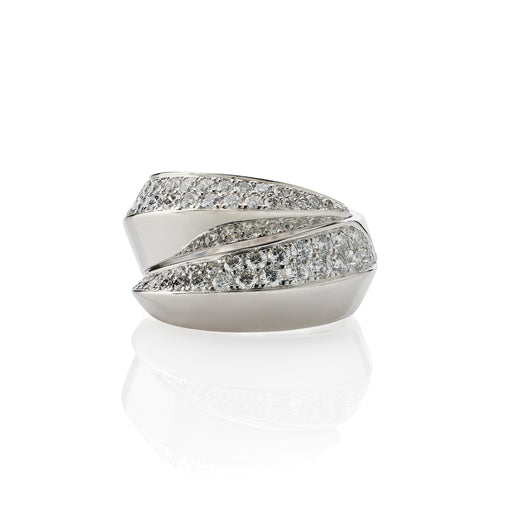 Macklowe Gallery Cartier Paris Diamond "Panthère Griffe" Ring