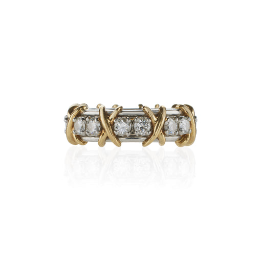 Macklowe Gallery Tiffany & Co. Schlumberger Diamond Sixteen Stone Ring