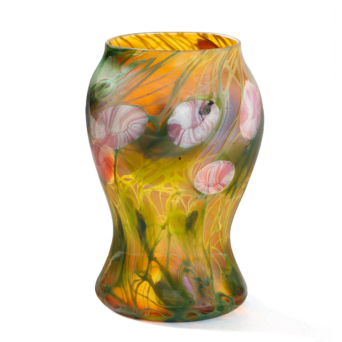 Macklowe Gallery Tiffany Studios New York "Nasturtium" Paperweight Glass Vase