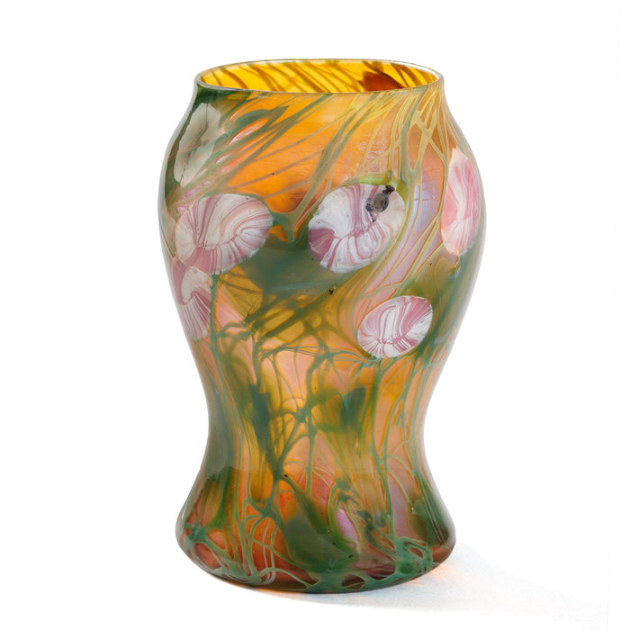 Macklowe Gallery Tiffany Studios New York "Nasturtium" Paperweight Glass Vase