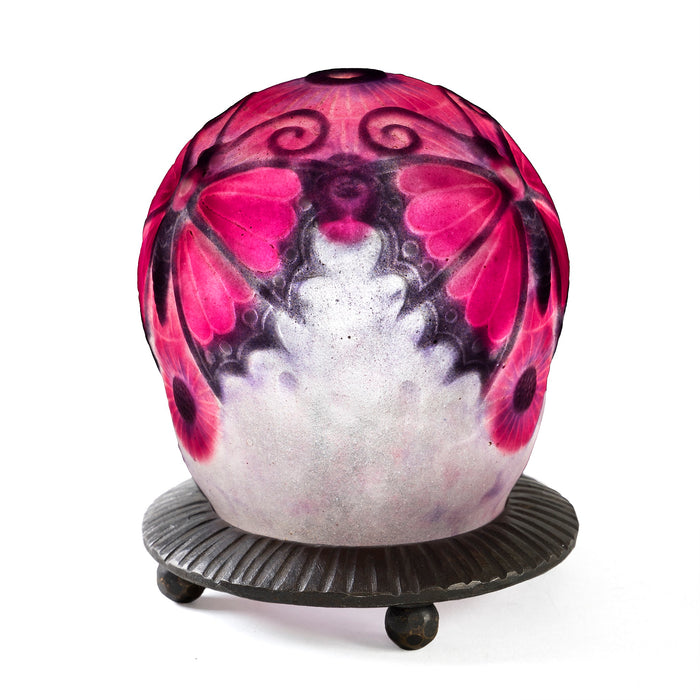 Macklowe Gallery Gabriel Argy-Rousseau Pâte de Verre "Papillon" Night Light