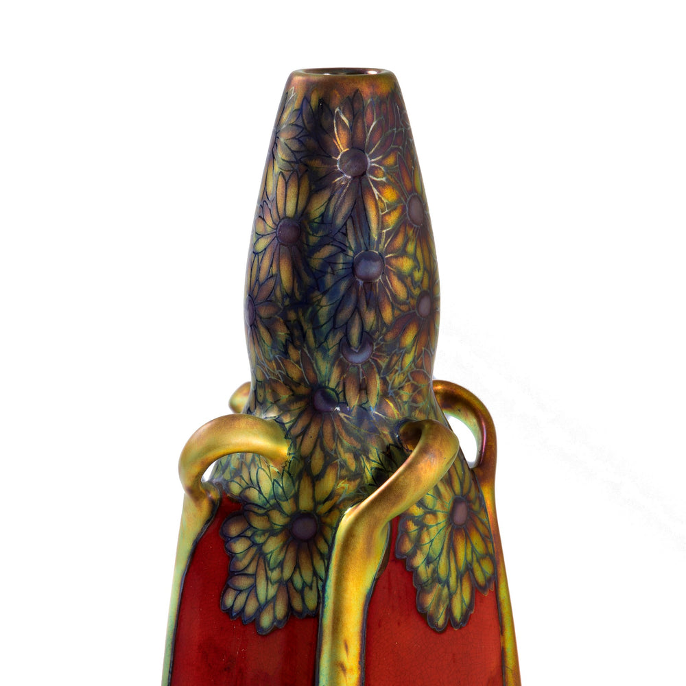 
                      
                        Macklowe Gallery Zsolnay "Coneflower and Tree" Glazed Ceramic Vase
                      
                    