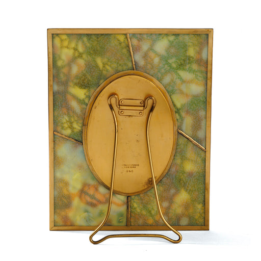 Macklowe Gallery Tiffany Studios New York "Grapevine" Gilt Bronze Photo Frame