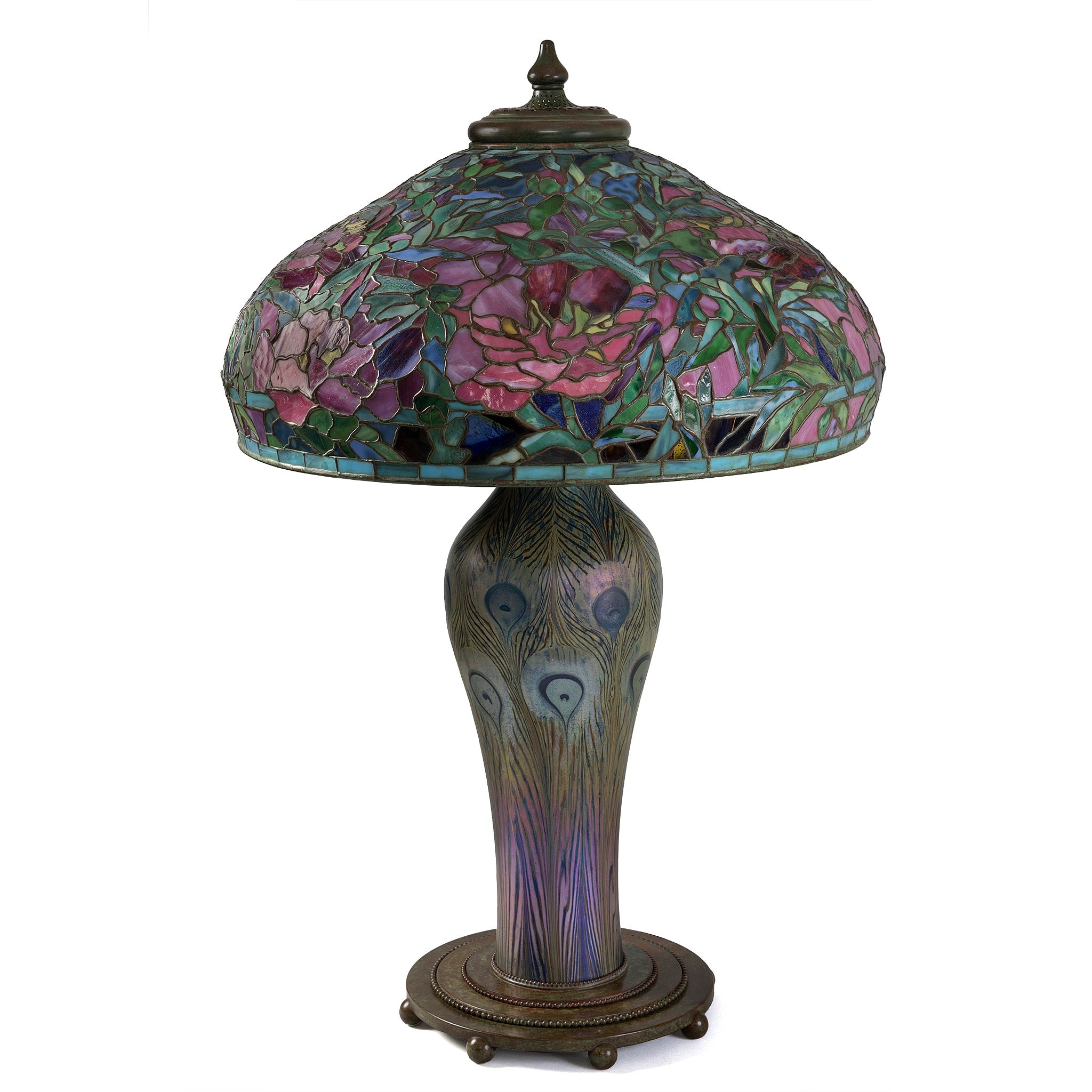 101: TIFFANY STUDIOS, Tulip table lamp < Art Nouveau | Art