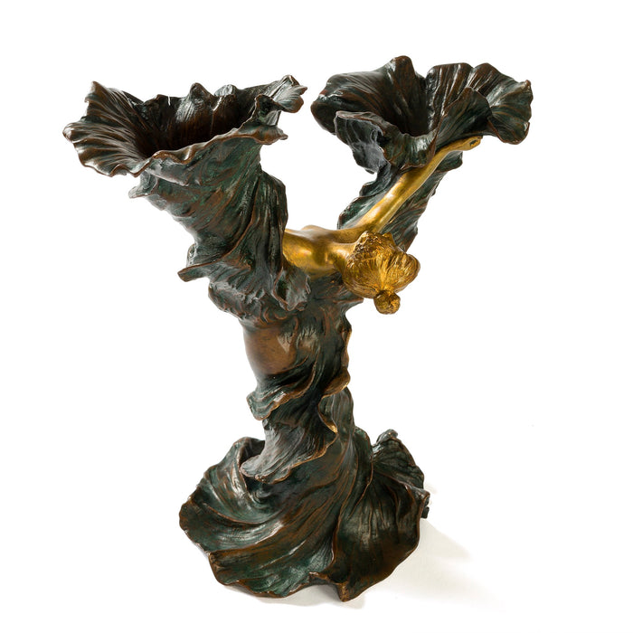 Macklowe Gallery Louis Chalon "Loie Fuller" Bronze Sculpture