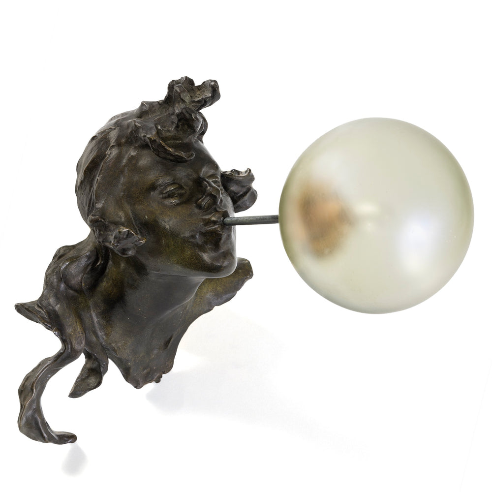 
                      
                        Macklowe Gallery Georges de Kerveguen Pair of Patinated Bronze 'Triton' Sconces
                      
                    