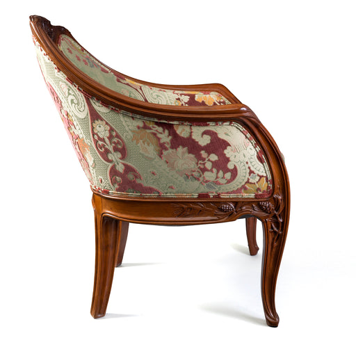 Macklowe Gallery Louis Majorelle "Les Pins" Carved Mahogany Armchair