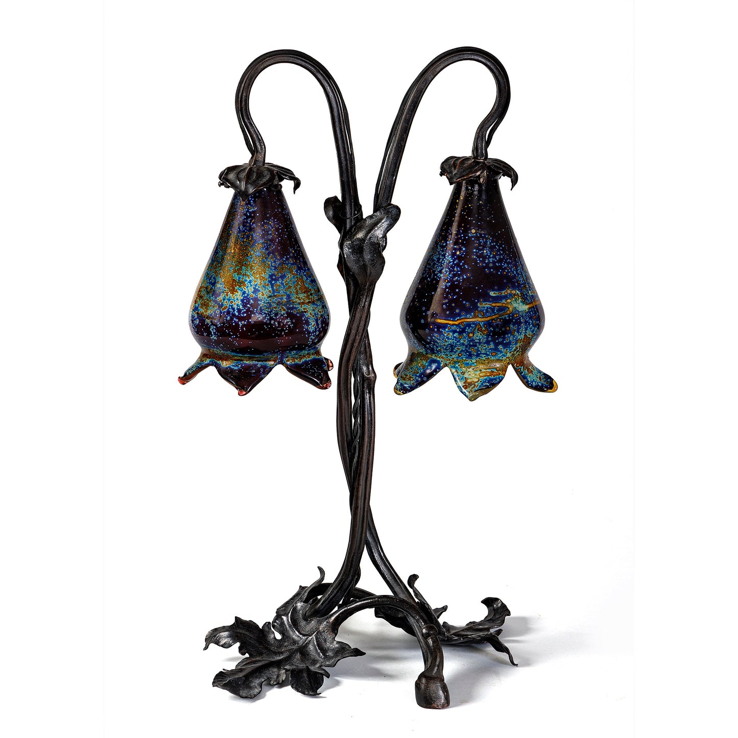 Macklowe Gallery Émile Gallé "La Mer" Table Lamp