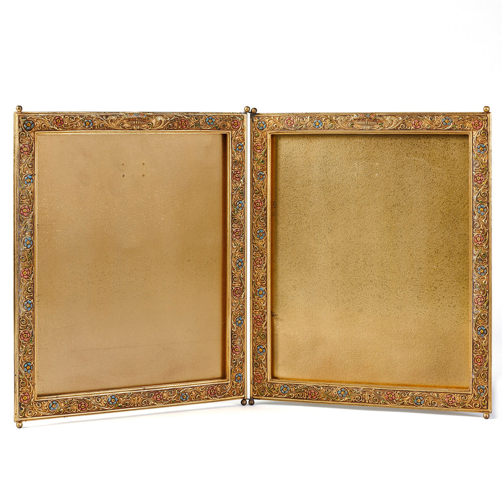 Macklowe Gallery Tiffany Studios New York Double Picture Frame