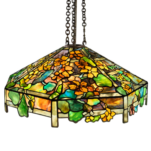 Macklowe Gallery Tiffany Studios New York "Nasturtium" Chandelier