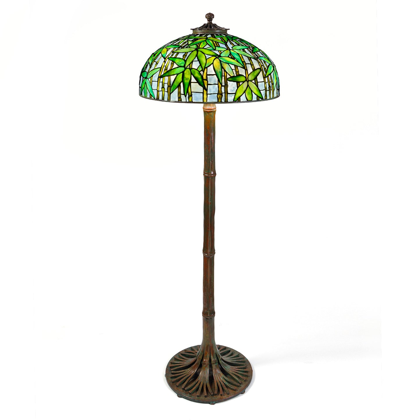 Macklowe Gallery Tiffany Studios New York "Bamboo" Floor Lamp
