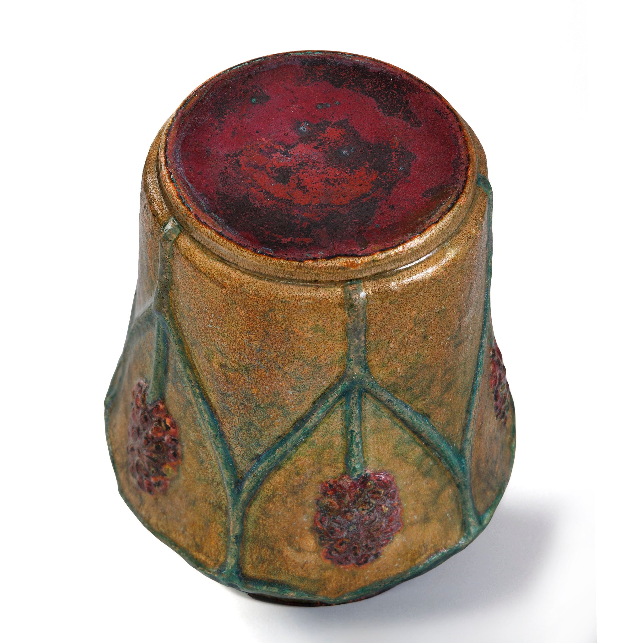 Macklowe Gallery | Tiffany Studios New York Copper and Enamel Vase