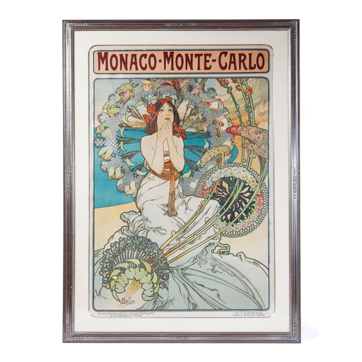 Macklowe Gallery Alphonse Mucha "Monaco-Monte Carlo" Lithograph
