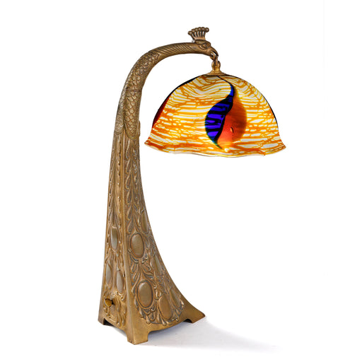 Macklowe Gallery Loetz "Peacock" Table Lamp