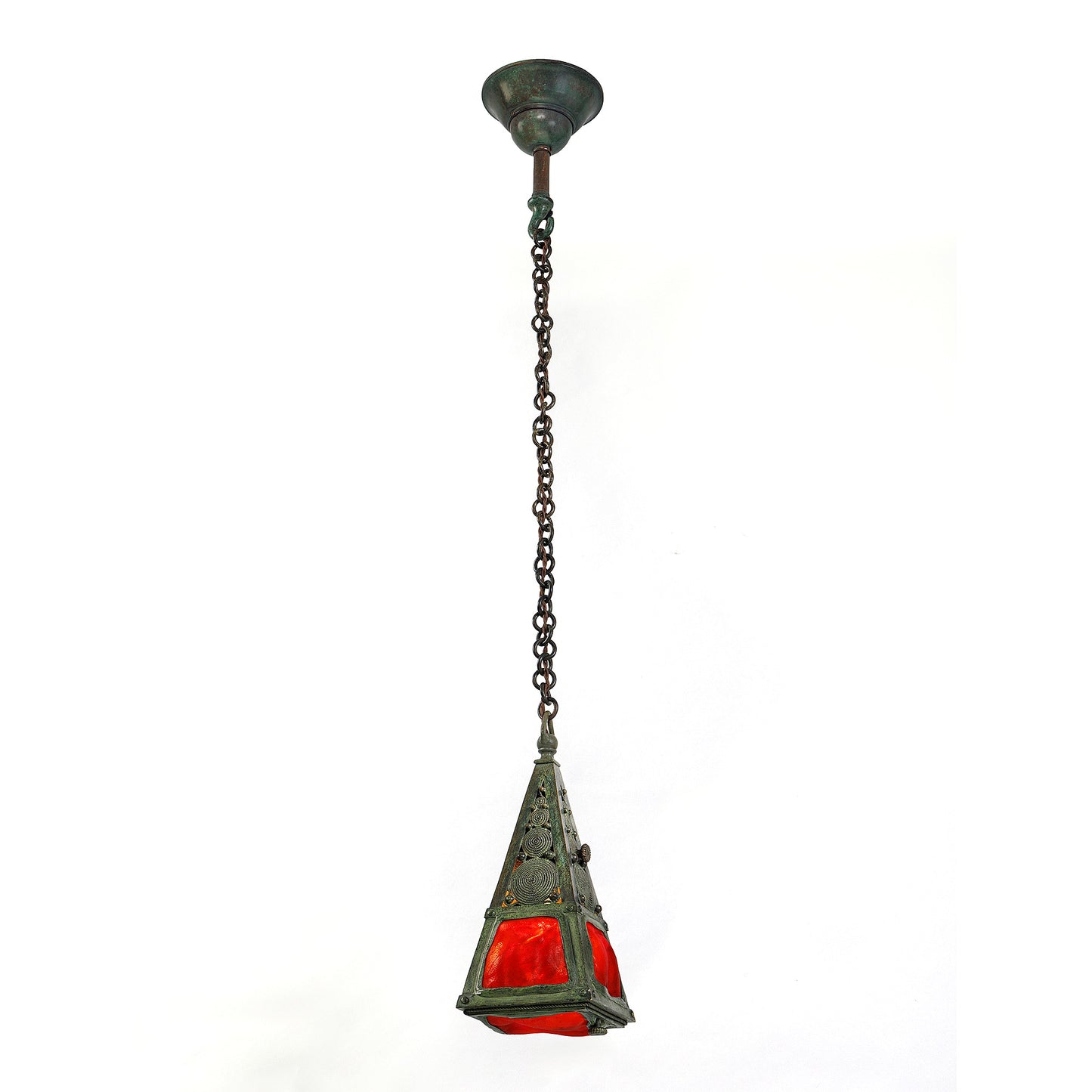 Macklowe Gallery Tiffany Studios New York "Turtleback Tile" Lantern