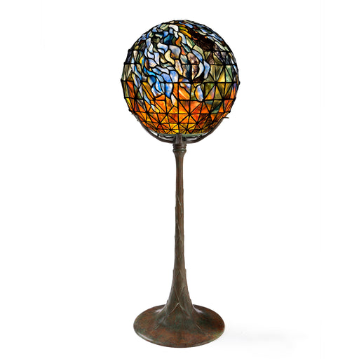 Macklowe Gallery Tiffany Studios New York "Flame" Ball Table Lamp