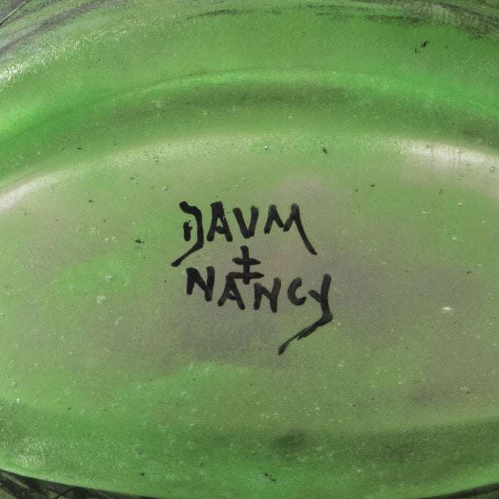Macklowe Gallery Daum Nancy "Trees and Wind in the Rain" Cameo Glass Vase