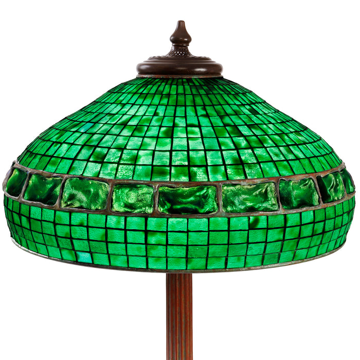 Macklowe Gallery Tiffany Studios New York "Belted Turtleback" Table Lamp