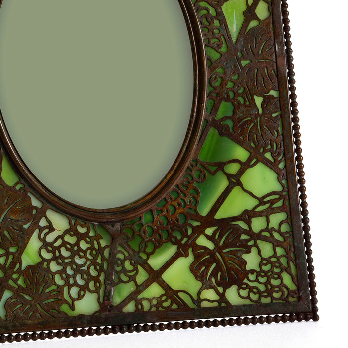 Macklowe Gallery Tiffany Studios New York "Grapevine" Bronze Photo Frame