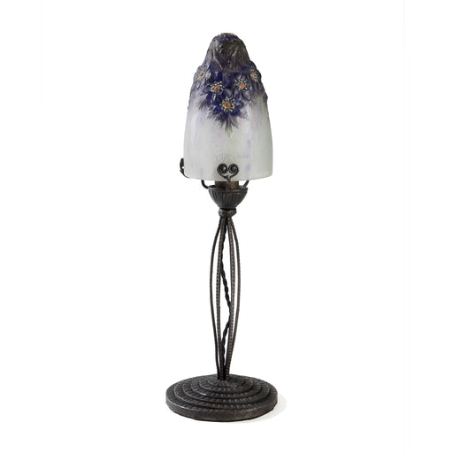 Macklowe Gallery Gabriel Argy-Rousseau Pâte de Verre "Anémones des bois" Night Light