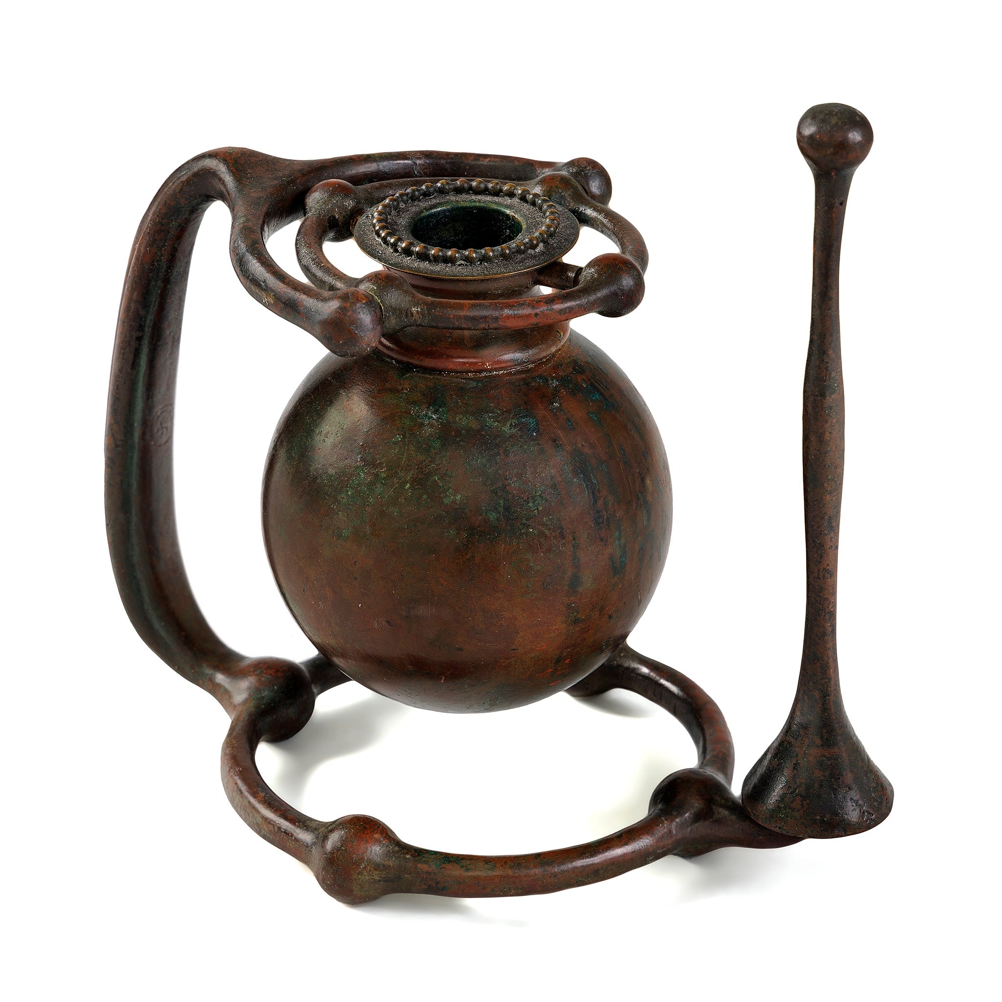 Macklowe Gallery | Tiffany Studios New York Bronze Swing Candle