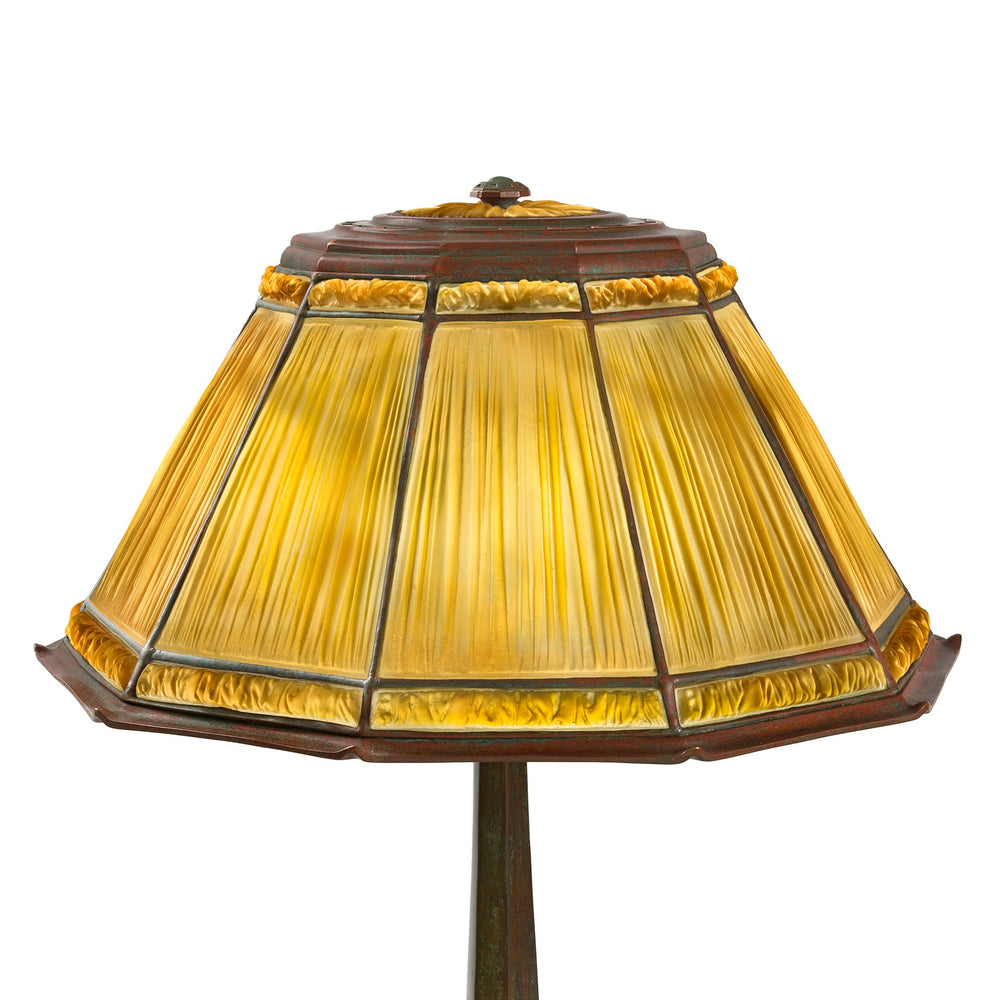 
                      
                        Macklowe Gallery Tiffany Studios New York "Linenfold" Table Lamp
                      
                    