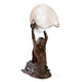 Macklowe Gallery Tiffany Studios New York "Nautilus" Table Lamp With "Mermaid" Base