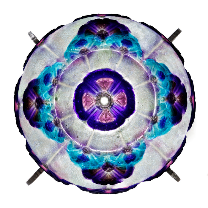 Macklowe Gallery Gabriel Argy-Rousseau Pâte de Verre "Fleurs des Dunes" Night Light