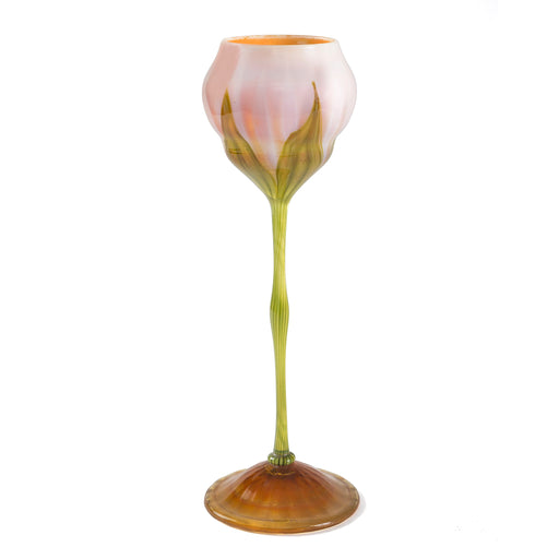 Macklowe Gallery Tiffany Studios New York Flower Form Favrile Glass Vase