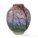 Macklowe Gallery Daum Nancy "Trees and Wind in the Rain" Cameo Glass Vase