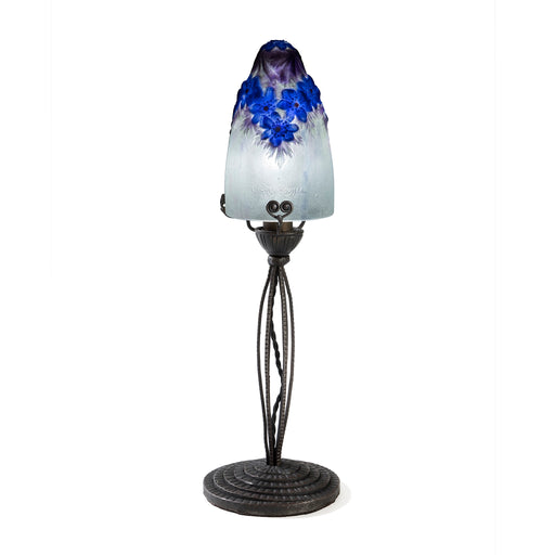 Macklowe Gallery Gabriel Argy-Rousseau Pâte de Verre "Anémones des bois" Night Light