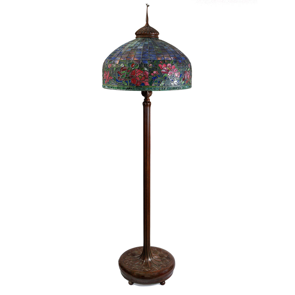 
                      
                        Macklowe Gallery Tiffany Studios New York "Peony" Border Floor Lamp 
                      
                    