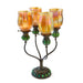 Macklowe Gallery Tiffany Studios New York Four Light Jeweled Candelabra