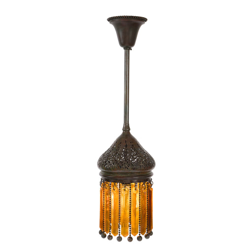 Macklowe Gallery Tiffany Studios New York "Moorish" Prism Chandelier