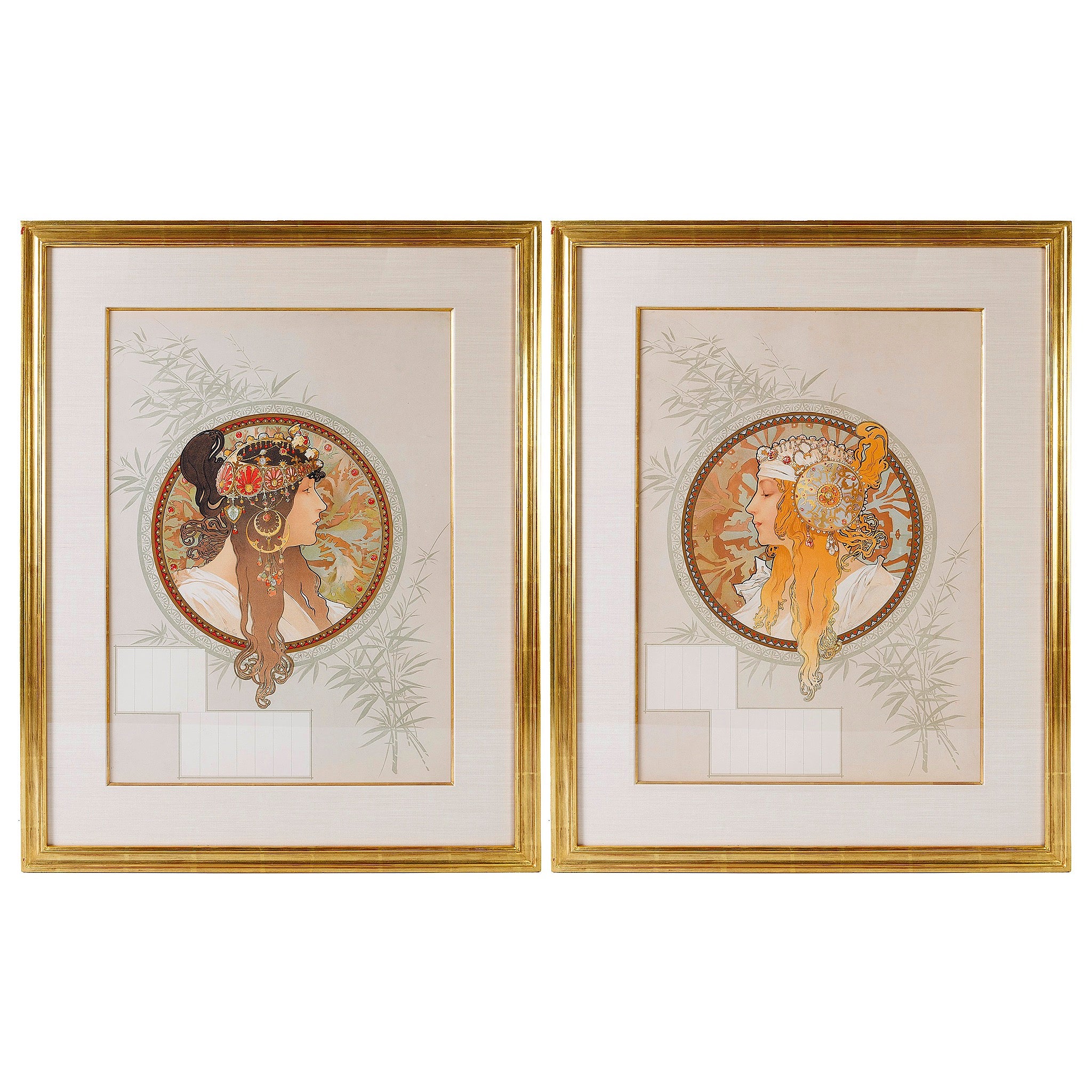 Macklowe Gallery | Antique Alphonse Mucha Lithographs