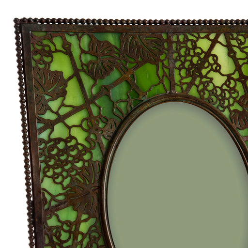Macklowe Gallery Tiffany Studios New York "Grapevine" Bronze Photo Frame