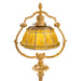 Macklowe Gallery Tiffany Studios New York "Linenfold" Gilt Bronze Floor Lamp