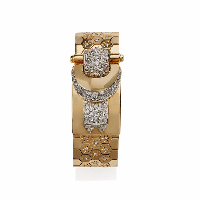 Macklowe Gallery Van Cleef & Arpels "Ludo Hexagone" Bracelet Watch