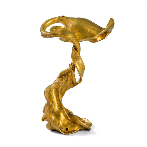 Macklowe Gallery Antoine Bofill "Femme-fleur" Gilt Bronze Lighted Figural Sculpture