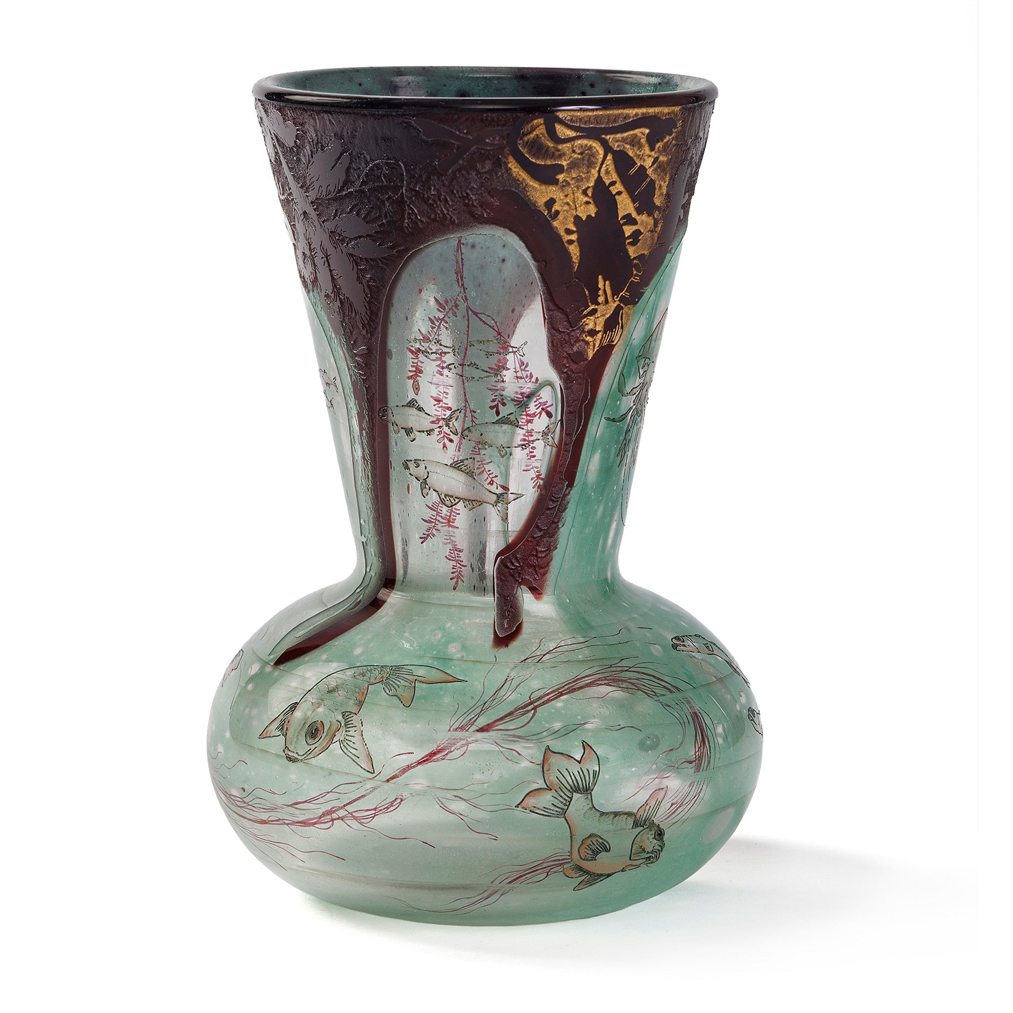 Macklowe Gallery | Antique Daum Nancy Decorative Arts