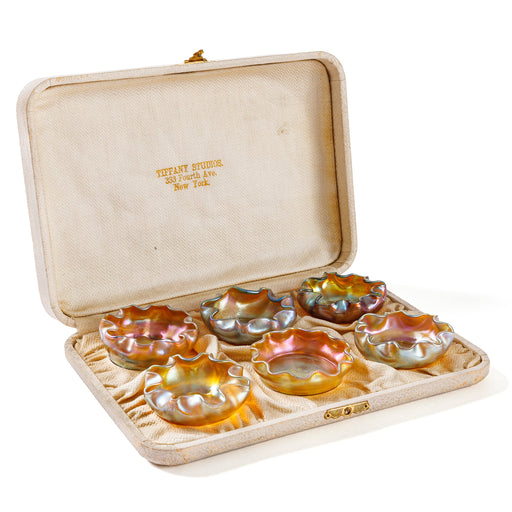 Macklowe Gallery Tiffany Studios New York Favrile Salt Dishes