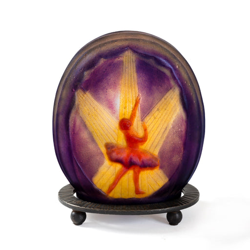 Macklowe Gallery Gabriel Argy-Rouseau Pâte de Verre "Etoile" Night Light