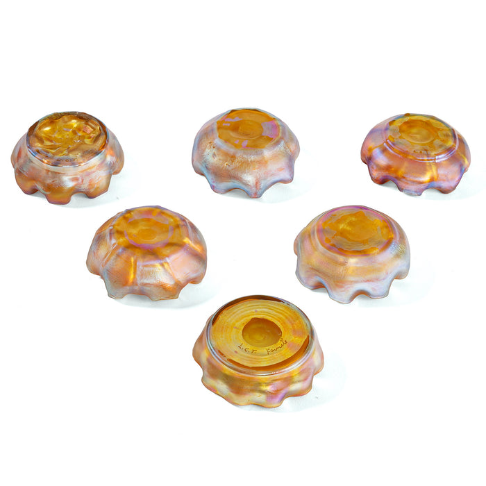Macklowe Gallery Tiffany Studios New York Favrile Salt Dishes