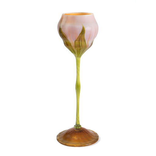 Macklowe Gallery Tiffany Studios New York Flower Form Favrile Glass Vase