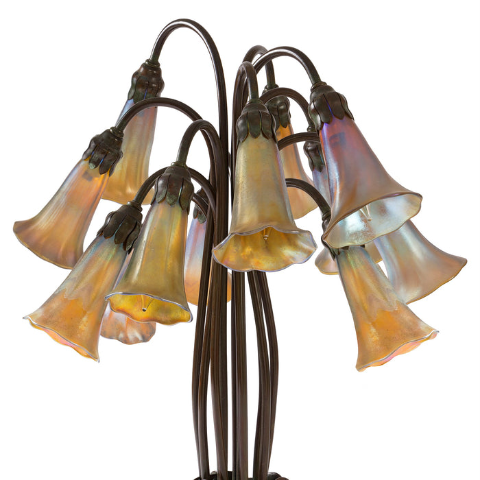 Macklowe Gallery Tiffany Studios New York "Twelve Light Lily" Table Lamp
